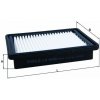 Vzduchový filter MAHLE LX 4242 Vzduchový filter MAHLE LX 4242