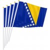 WARAGOD Mávacia vlajka 30 x 40 cm, Bosna a Hercegovina WARAGOD Mávacia vlajka 30 x 40 cm, Bosna a Hercegovina