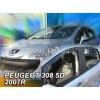 Deflektory na okná pre Peugeot 308 rv. 07-13, 4ks Deflektory na okná pre Peugeot 308 rv. 07-13, 4ks