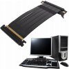 PREDĹŽOVACÍ KÁBEL / RISER PCIE 4.0 X16, ČIERNY PREDĹŽOVACÍ KÁBEL / RISER PCIE 4.0 X16, ČIERNY