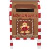 Clayre & Eef Hnedá kovová dekoračná schránka Letter to Santa - 22*18*34 cm - Clayre & Eef Clayre & Eef Hnedá kovová dekoračná schránka Letter to Santa - 22*18*34 cm - Clayre & Eef