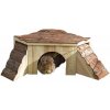 Kerbl domček Pre Hlodavce Z Prírodného Dreva 37 x 37 x 16 cm Kerbl domček Pre Hlodavce Z Prírodného Dreva 37 x 37 x 16 cm