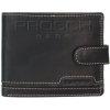 Lagen Pánska kožená peňaženka 2004 čierna-čierna