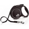 Vodítko FLEXI Black Design M páskové 5m/25kg strieborná NEW Vodítko FLEXI Black Design M páskové 5m/25kg strieborná NEW