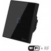 SONOFF vypínač čierny dotykový s WiFi/RF T3EU1C-TX SONOFF vypínač čierny dotykový s WiFi/RF T3EU1C-TX