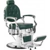 Barberské křeslo Gabbiano President zelená-chróm Barberské křeslo Gabbiano President zelená-chróm