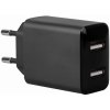 AVACOM HomeNOW 2 sieťová nabíjačka 5V 3, 4A 17W s dvoma USB-A výstupmi AVACOM HomeNOW 2 sieťová nabíjačka 5V 3, 4A 17W s dvoma USB-A výstupmi