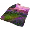 Sablio Plážová deka Levandulové pole 2 200x140