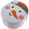 Vianočná plechová dóza Snehuliak 1,4 l Vianočná plechová dóza Snehuliak 1,4 l