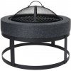 PROGARDEN Ohnisko prenosné s grilom umelý betón / kov (KO-CM7000260) PROGARDEN Ohnisko prenosné s grilom umelý betón / kov (KO-CM7000260)