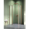 New Trendy New Soleo Copper Brushed sprchovací kút 90x90 cm medená brúsené/priehľadné sklo K-1705 New Trendy New Soleo Copper Brushed sprchovací kút 90x90 cm medená brúsené/priehľadné sklo K-1705