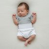 Baby Service Dojčenské kraťasy mušelín biela