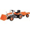 Detský traktor Wader Oranžový