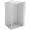 MEXEN/S - Lunar-B sprchovací kút dvere krídlové pravá 85 x 70, transparent, zlato 832-085-070-50-00-P MEXEN/S - Lunar-B sprchovací kút dvere krídlové pravá 85 x 70, transparent, zlato 832-085-070-50-00-P