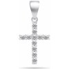 Brilio Silver strieborný prívesok so zirkónmi Krížik PT69W Brilio Silver strieborný prívesok so zirkónmi Krížik PT69W