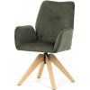 Jídelní židle DCH-C2148 GRN2, zelená voděodpudivá látka, dubové nohy, otočná 360° Jídelní židle DCH-C2148 GRN2, zelená voděodpudivá látka, dubové nohy, otočná 360°
