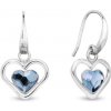 Náušnice modré so Swarovski Elements Sweetheart KWM28086DB Denim Blue Náušnice modré so Swarovski Elements Sweetheart KWM28086DB Denim Blue