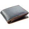 Čierno hnedá pánska kožená peňaženka Marston Čierno hnedá pánska kožená peňaženka Marston