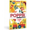 Poppik vzdelávací samolepkový plagát farma
