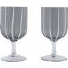 Poháre na víno Mizu 350 ml, sivé, 2 ks Poháre na víno Mizu 350 ml, sivé, 2 ks