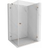 MEXEN/S - Lunar-B L sprchový kút dvere krídlové pravá 90 x 80, transparent, meď kartáčovaná 832L-090-080-65-00-P MEXEN/S - Lunar-B L sprchový kút dvere krídlové pravá 90 x 80, transparent, meď kartáčovaná 832L-090-080-65-00-P