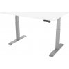 DELSO Elektrický výškovo nastaviteľný stôl PROJUSTER - 60 cm, 120 cm, Biela, Sivá DELSO Elektrický výškovo nastaviteľný stôl PROJUSTER - 60 cm, 120 cm, Biela, Sivá