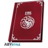 ABYstyle zápisník Game of Thrones Targaryen Premium A5