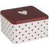 Ib Laursen Plechová dóza Hearts Square Ib Laursen Plechová dóza Hearts Square