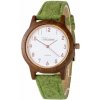 Sissy zelené drevené hodinky Sissy zelené drevené hodinky
