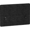 AlzaErgo Panel C13 Silent Desk Clip 120 x 75 cm čierny