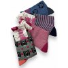Dievčenské vysoké ponožky 4x párov MIX farby 01 MIX farby 32-35 Dievčenské vysoké ponožky 4x párov MIX farby 01 MIX farby 32-35