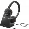Jabra Evolve 75 SE Slúchadlá s mikrofónom Káblový a bezdrôtový Pres hlavu Hovor / hudba Bluetooth Nabíjací podstavec Čierna (7599-848-199) Jabra Evolve 75 SE Slúchadlá s mikrofónom Káblový a bezdrôtový Pres hlavu Hovor / hudba Bluetooth Nabíjací podstavec Čierna (7599-848-199)