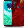 Picasee silikónový prehľadný obal pre Motorola Moto G8 - Red Picasee silikónový prehľadný obal pre Motorola Moto G8 - Red