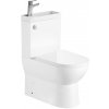 Kompaktné WC s umývadlom 38,5x78,5x63 cm Rimless+ doska, vertikálna/horizontálna JALTA HYG Kompaktné WC s umývadlom 38,5x78,5x63 cm Rimless+ doska, vertikálna/horizontálna JALTA HYG