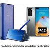Otváracie Púzdro Luxria Clear View pre Huawei - Modré pre Huawei: P40 Otváracie Púzdro Luxria Clear View pre Huawei - Modré pre Huawei: P40