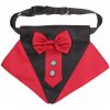 Formal motýlik pre psov červená veľkosť oblečenia S Formal motýlik pre psov červená veľkosť oblečenia S