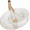 Umývadlo na dosku oválne Rea Linda 48,5 cm, viacfarebné Umývadlo na dosku oválne Rea Linda 48,5 cm, viacfarebné