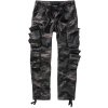 Nohavice Brandit Pure Slim Fit tmavo maskáčové
