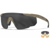 Okuliare Saber Advanced Wiley X®, súprava – Číre + Dymovo sivé + Oranžové Light Rust, Khaki Okuliare Saber Advanced Wiley X®, súprava – Číre + Dymovo sivé + Oranžové Light Rust, Khaki