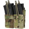 Condor Outdoor Molle dvojitá na zásobníky 4xM4 otvor. multicam