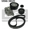 Ozubený klinový remeň - Sada SKF VKMA 38020 (VKMA38020) Ozubený klinový remeň - Sada SKF VKMA 38020 (VKMA38020)