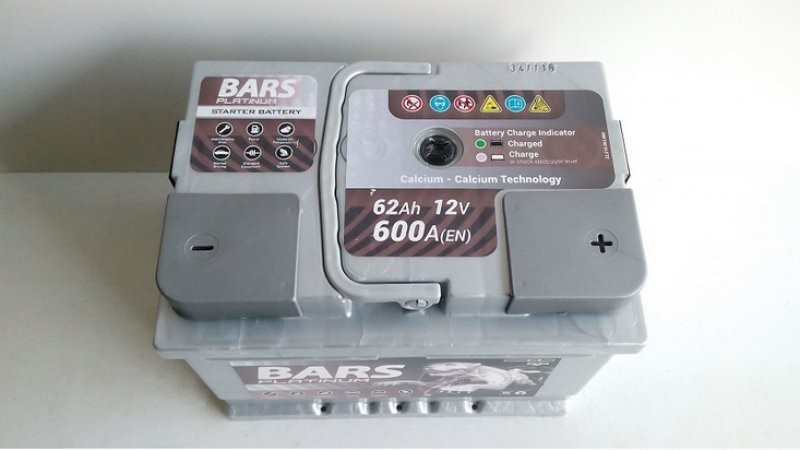 Bars Platinum 12V 62Ah 600A
