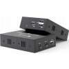Techly HDMI/USB KVM extender 1080p60Hz až 100m přes kroucenou dvojlinku Cat6 Techly HDMI/USB KVM extender 1080p60Hz až 100m přes kroucenou dvojlinku Cat6