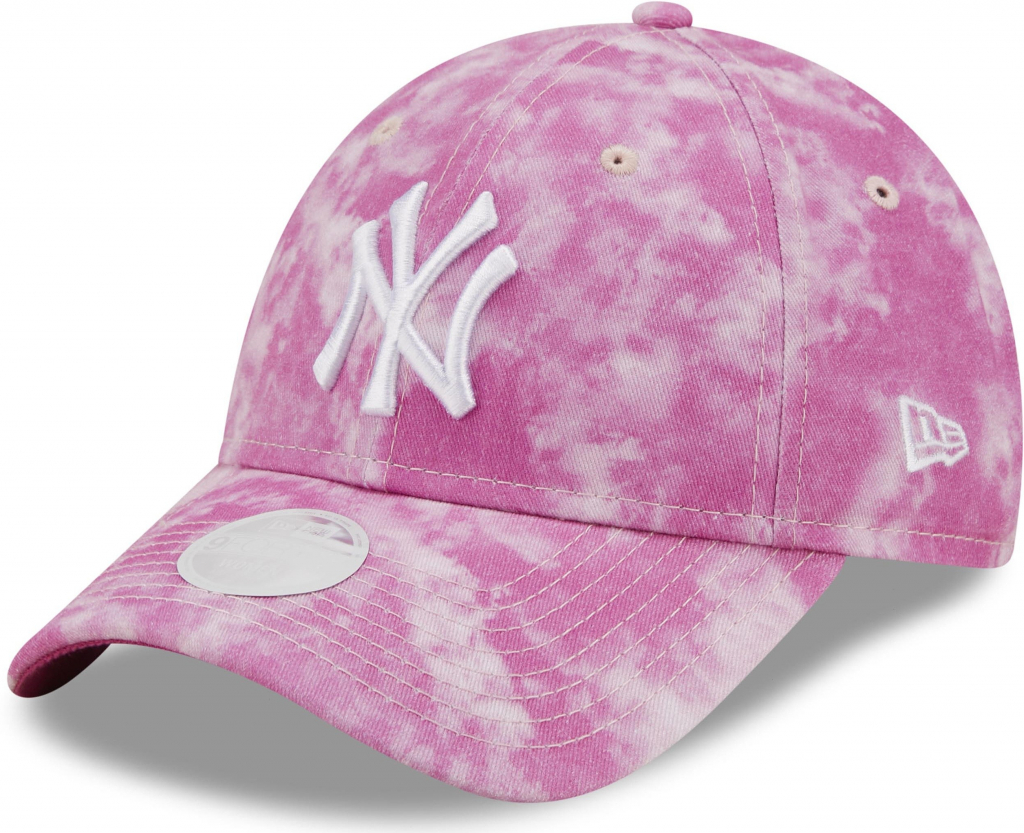 New Era 9FO Tie Dye MLB New York Yankees Pink/White