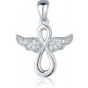 JVD SVLP1179XH2BI00 - Strieborný prívesok anjel so zirkónmi JVD SVLP1179XH2BI00 - Strieborný prívesok anjel so zirkónmi