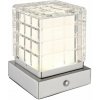 GLOBO 21009W LUNKI dotyková stolná lampička LED V100mm 2,5W/206lm 2700+6500+4000K matný nikel, priehľadná, vrátane batérie CR18650 1800mAh 3,7V, USB-A 2.0 - USB-C GLOBO 21009W LUNKI dotyková stolná lampička LED V100mm 2,5W/206lm 2700+6500+4000K matný nikel, priehľadná, vrátane batérie CR18650 1800mAh 3,7V, USB-A 2.0 - USB-C