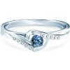 Savicki Prsteň Blue Lagoon biele zlato tanzanit PI B TD 00119