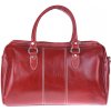 NovaKabelka.sk Augustus Rosso kožená cestovná taška červená NovaKabelka.sk Augustus Rosso kožená cestovná taška červená