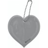 Prívesok reflexný SRDCE - strieborný Prívesok reflexný SRDCE - strieborný