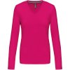 Kariban Tričko K382 s výstřihem do V, dlouhý rukáv, dámské COT20K38231003-fuchsia L Fuchsia Kariban Tričko K382 s výstřihem do V, dlouhý rukáv, dámské COT20K38231003-fuchsia L Fuchsia